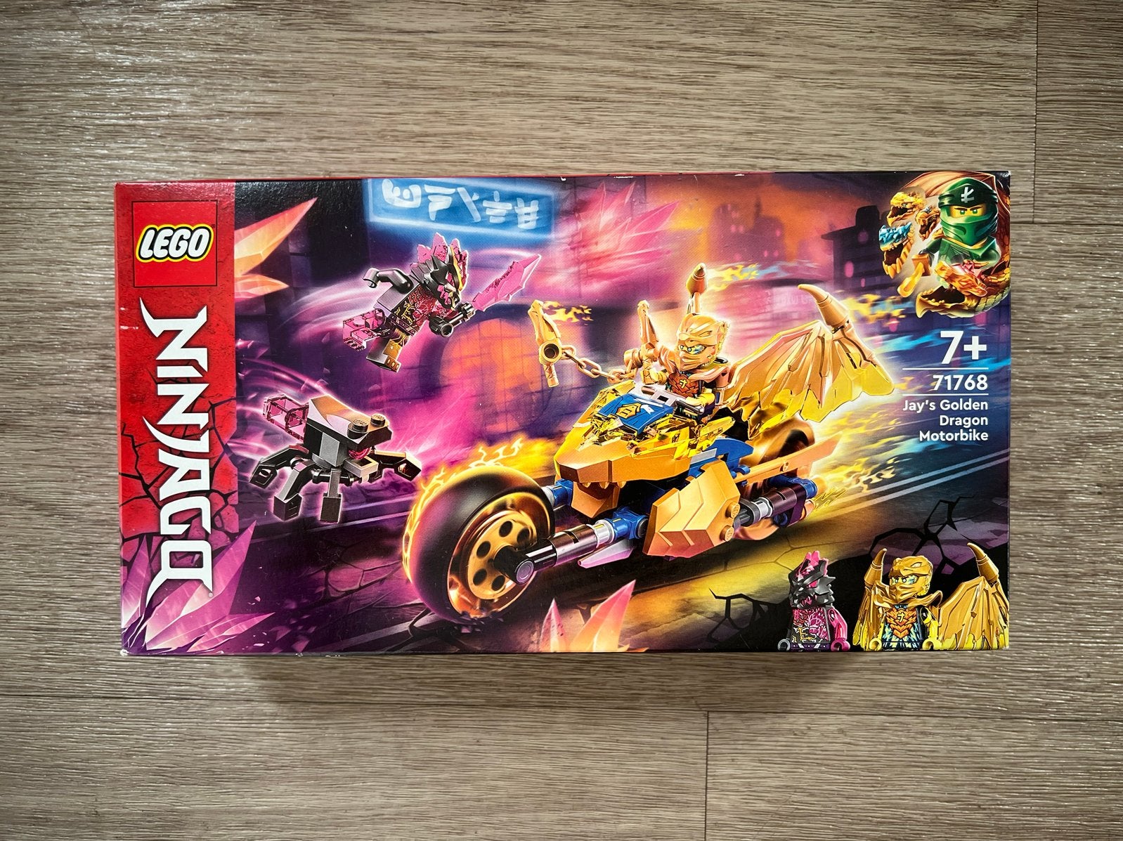LEGO Ninjago Jay's Gouden Drakenmotor 71768 - Nieuw in doos, Ophalen of Verzenden, Nieuw, Overige merken