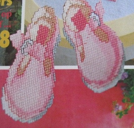Borduurpatroon  Baby schoentjes  nr 4265 do, Verzenden, Nieuw, Handborduren, Patroon