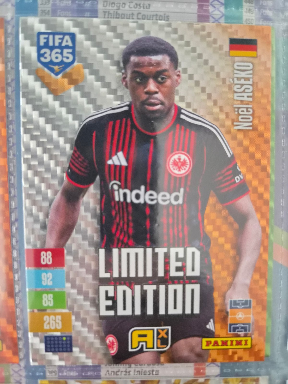 Panini adrenalyn FIFA 365 Limited Edition Noël Aseko, Ophalen of Verzenden, Zo goed als nieuw