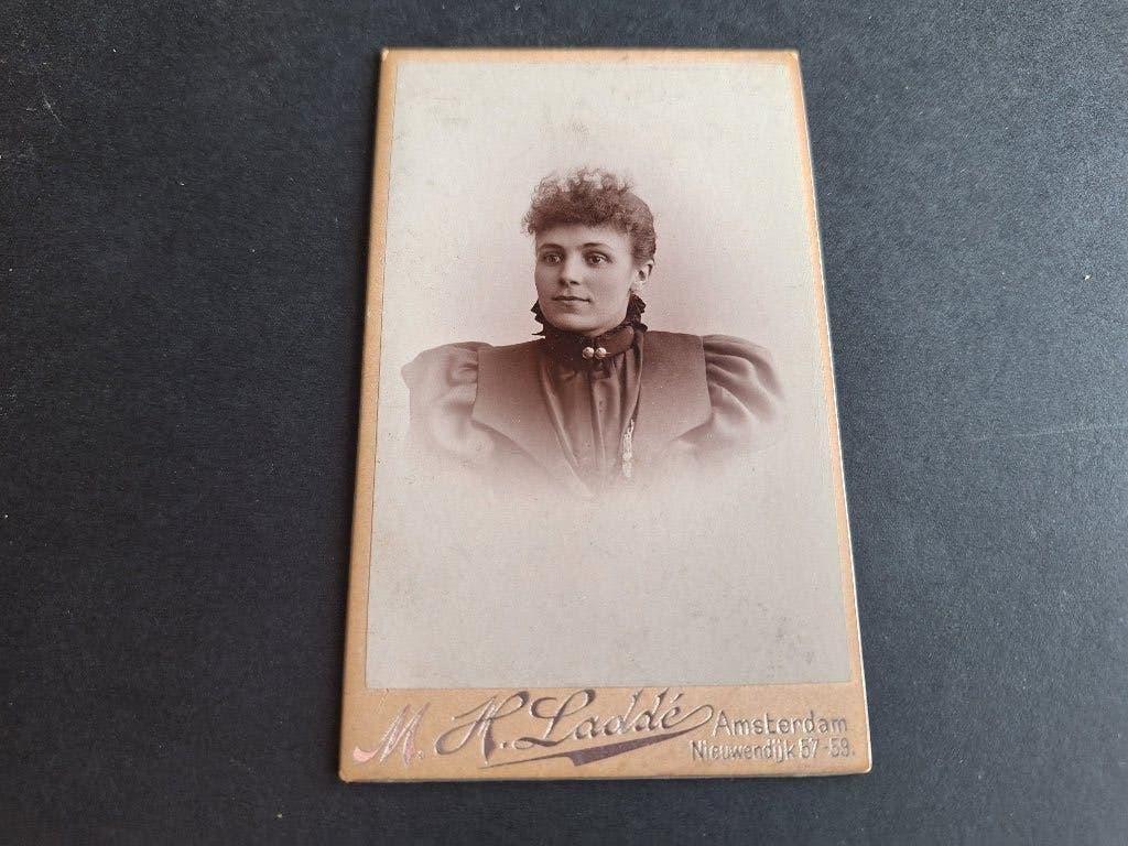CDV Laddé Amsterdam, Verzamelen, Foto's en Prenten, Gebruikt, Verzenden, Foto, Voor 1940