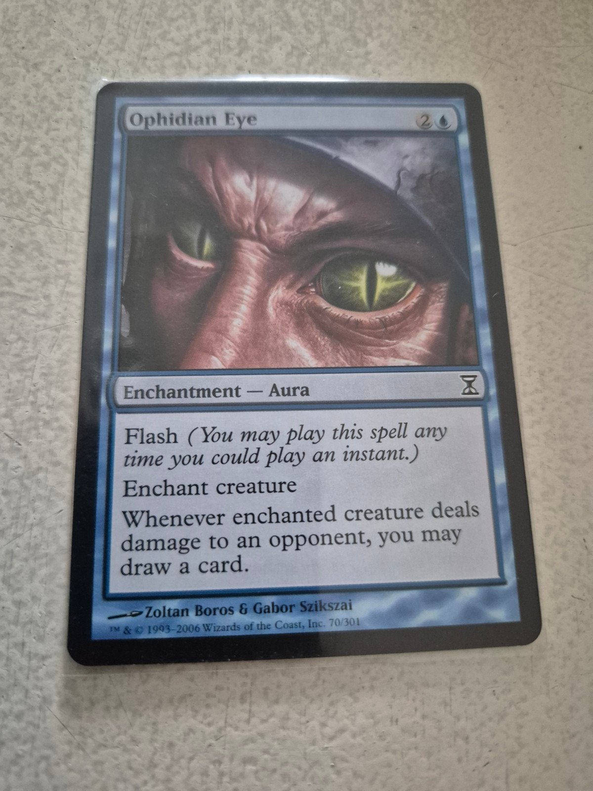 Magic the Gathering: Ophidian Eye (2006), Ophalen of Verzenden, Gebruikt, Losse kaart