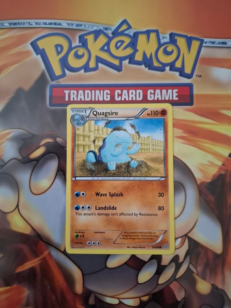 Quagsire 39/98 XY Ancient Origins pokemon kaart, Ophalen of Verzenden, Gebruikt, Losse kaart