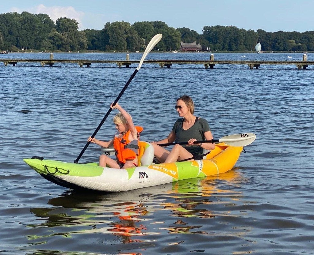 Kayak 2 personen, opblaasbaar, in draagtas, Ophalen, Opblaasbaar, Gebruikt, 2-persoons
