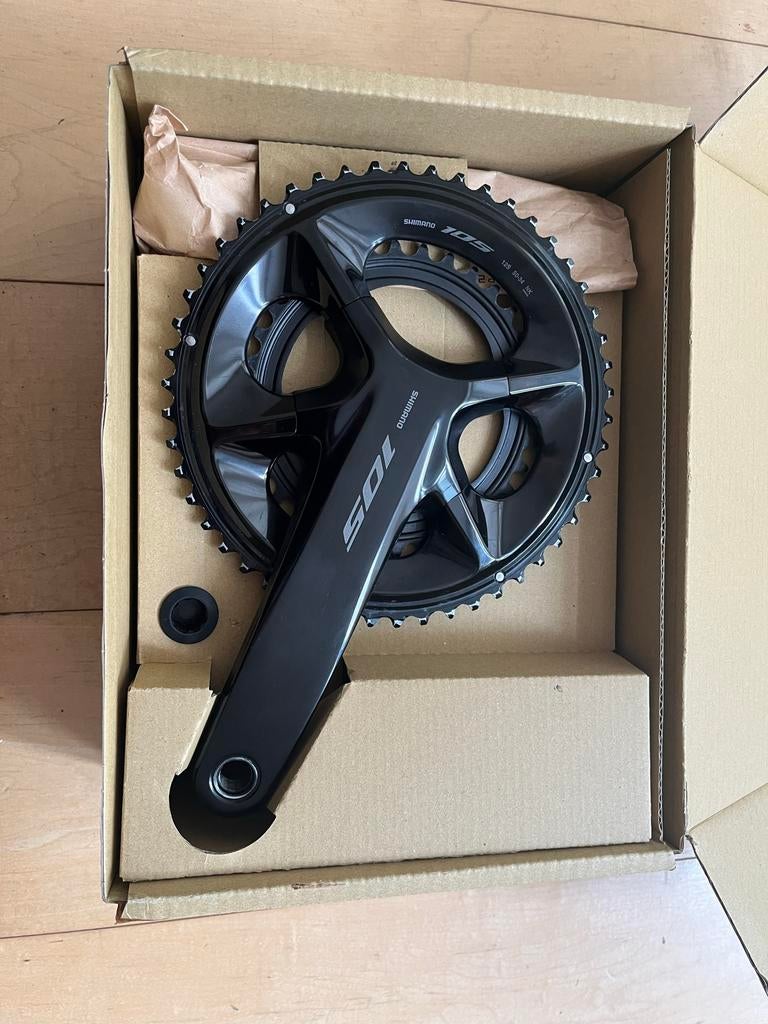 Shimano 105 (12s) 50-34 Crankstel 172,5mm, Ophalen of Verzenden, Zo goed als nieuw, Racefiets, Crankstel of Pedalen