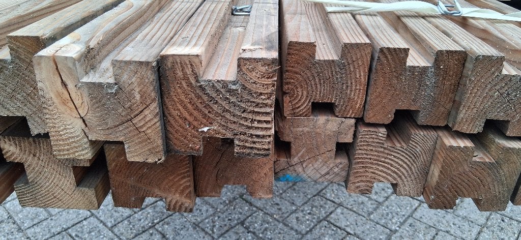 sleufpaal, Tuin en Terras, Ophalen, Nieuw, 250 cm of meer, Palen