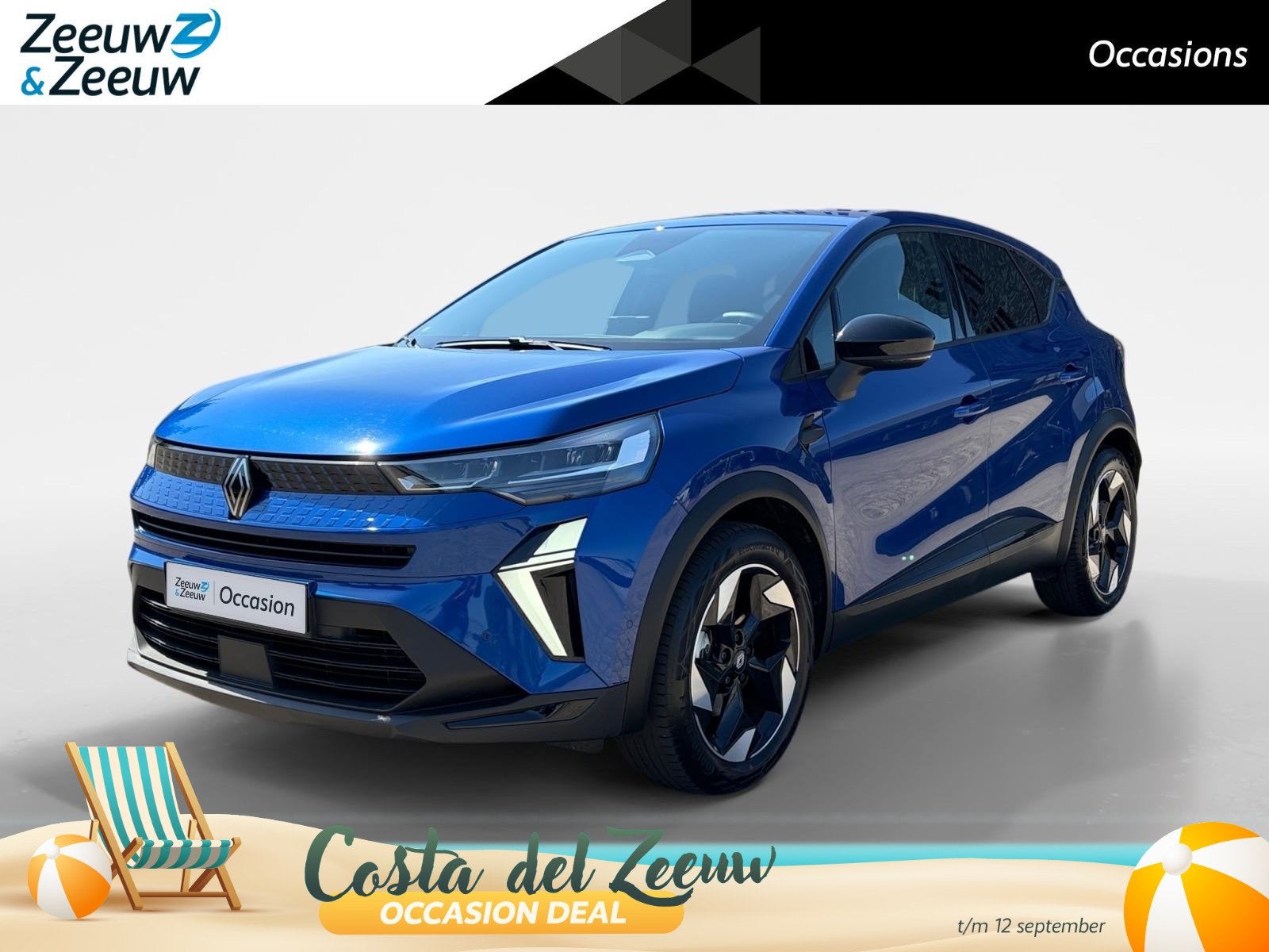 Renault Captur 160PK E-Tech Full Hybrid Techno Automaat | Go, 12 maanden, 4 cilinders, Blauw, Bedrijf