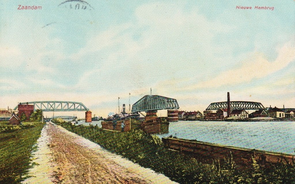 Zaandam - Hembrug - Zaanstreek - Amsterdam, Verzenden, Voor 1920, Gelopen, Noord-Holland