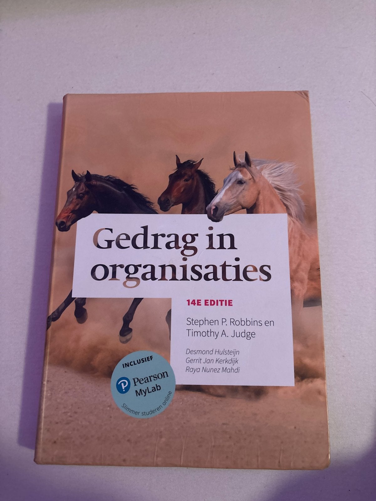 Gedrag in organisaties - 14e editie (Pearson MyLab), Boeken, Ophalen of Verzenden, Gamma, Zo goed als nieuw, HBO
