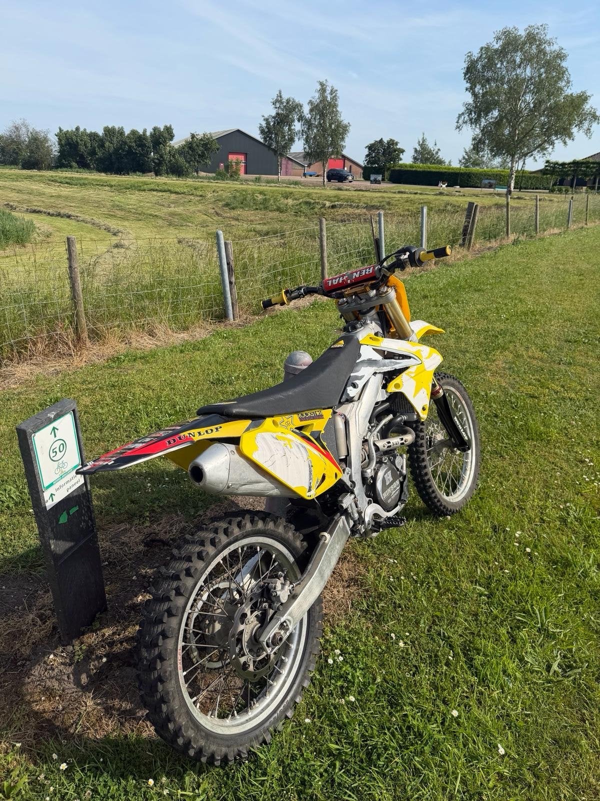 Suzuki RMZ 450cc 4-takt teruil runner A1, Ophalen