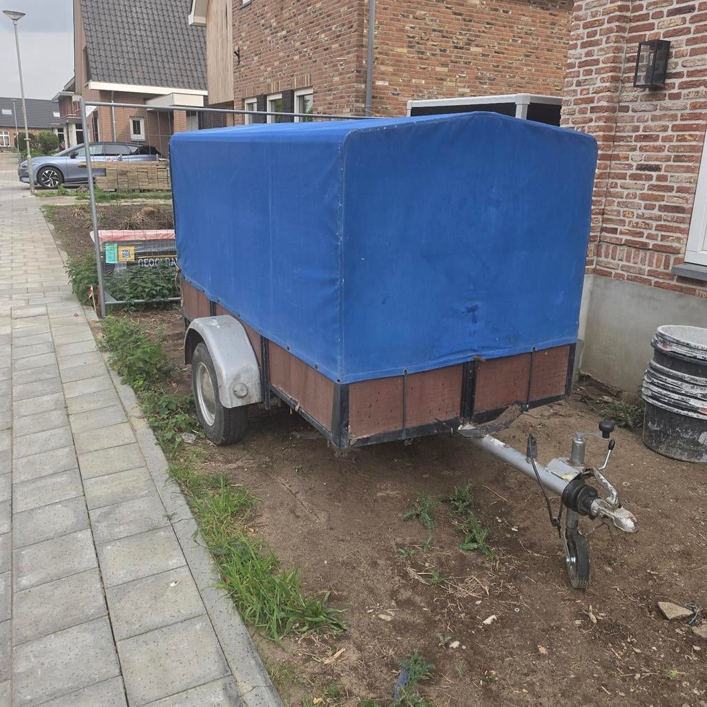 Aanhangwagen met huif, Ophalen of Verzenden, Gebruikt