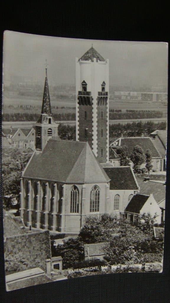 Barendrecht N.H. Kerk en Watertoren., Ophalen of Verzenden, 1980 tot heden, Gelopen, Zuid-Holland