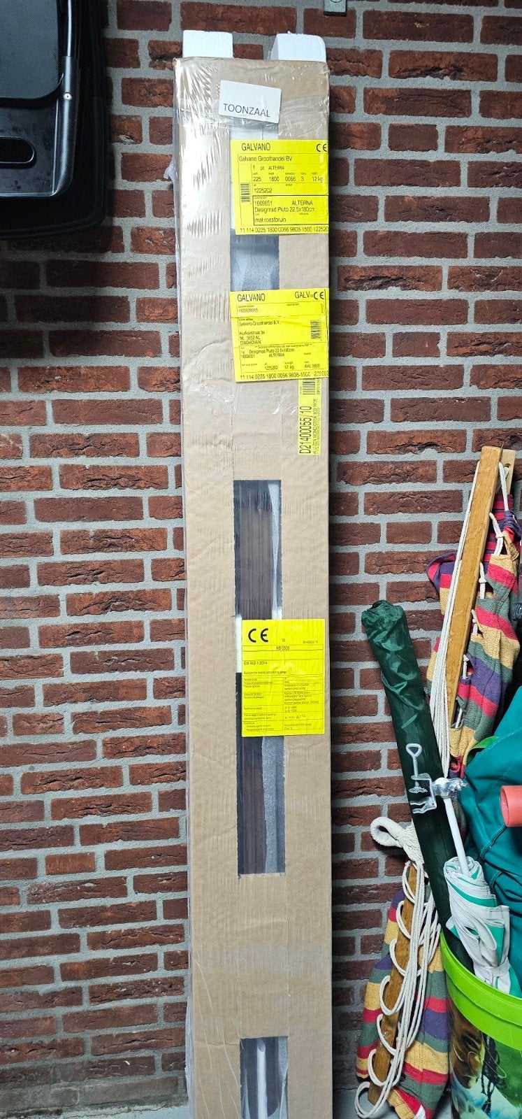 Alterna Design radiator Pluto 22.5x180cm nr 1669651, Ophalen, Radiator, Nieuw, Minder dan 60 cm
