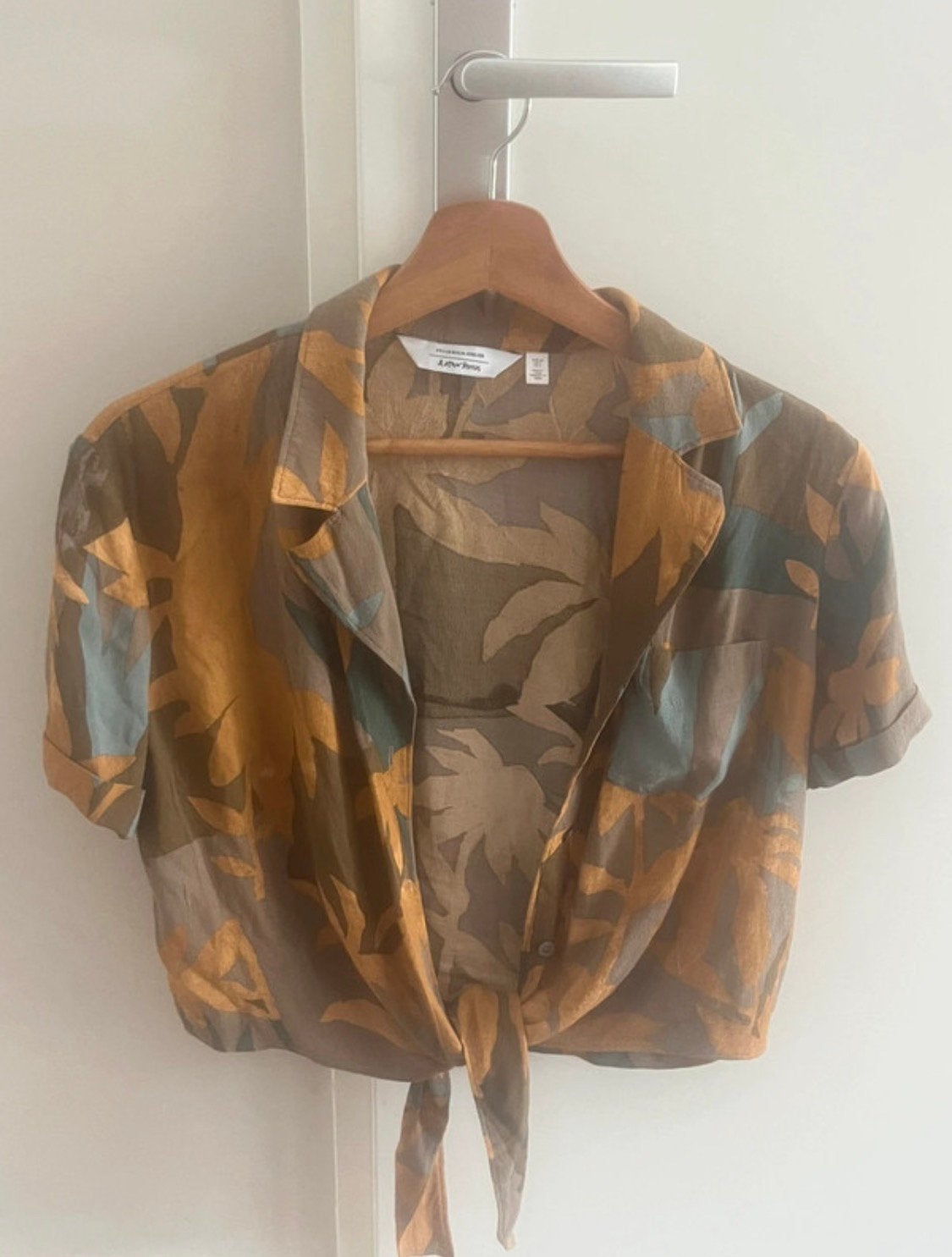 &Other Stories x Stockholm Atelier blouse | 100%viscose - XS, Bruin, & Other Stories, Ophalen of Verzenden, Zo goed als nieuw