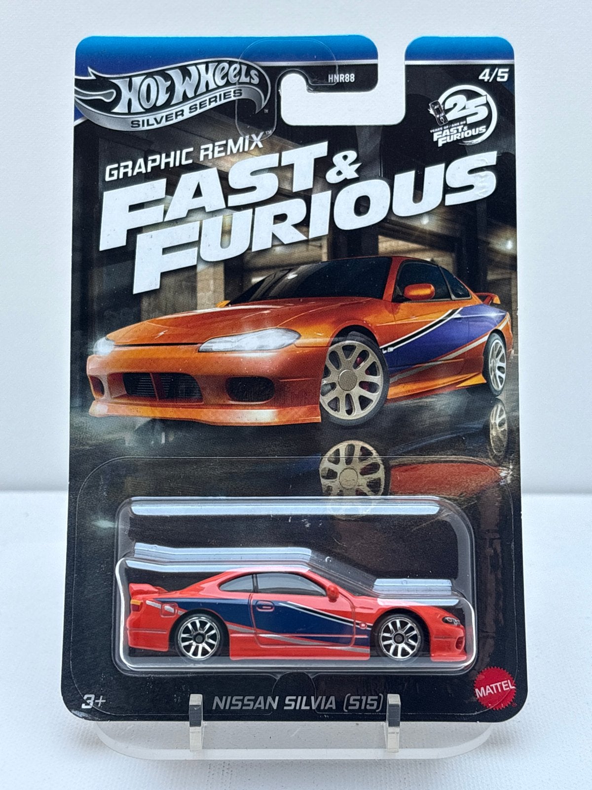 Hot Wheels Silver Series Fast & Furious Nissan Silvia S15, Auto, Nieuw, Ophalen of Verzenden, Mattel