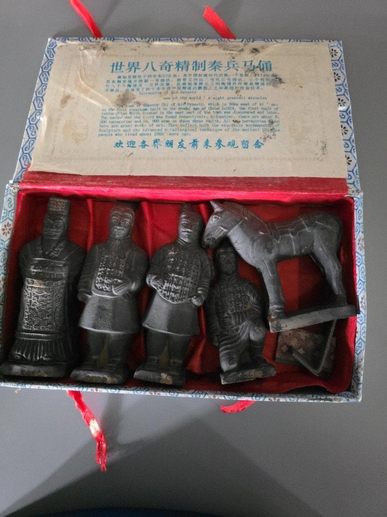 Terracotta Leger Beeldjes Set - Chinees Kunstwerk, Verzamelen, Ophalen of Verzenden, Gebruikt, Mens