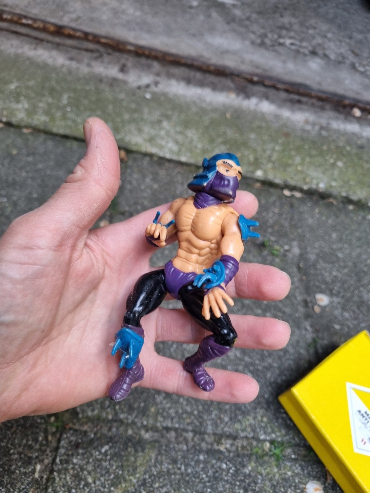 Vintage TMNT Shredder actiefiguur jaren '90, Ophalen of Verzenden, Gebruikt