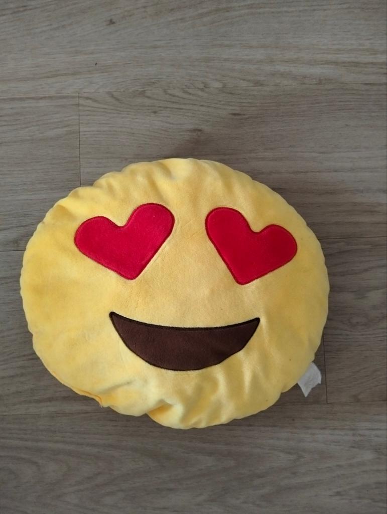 Smiley Kussen, Ophalen of Verzenden, Zo goed als nieuw, Rond