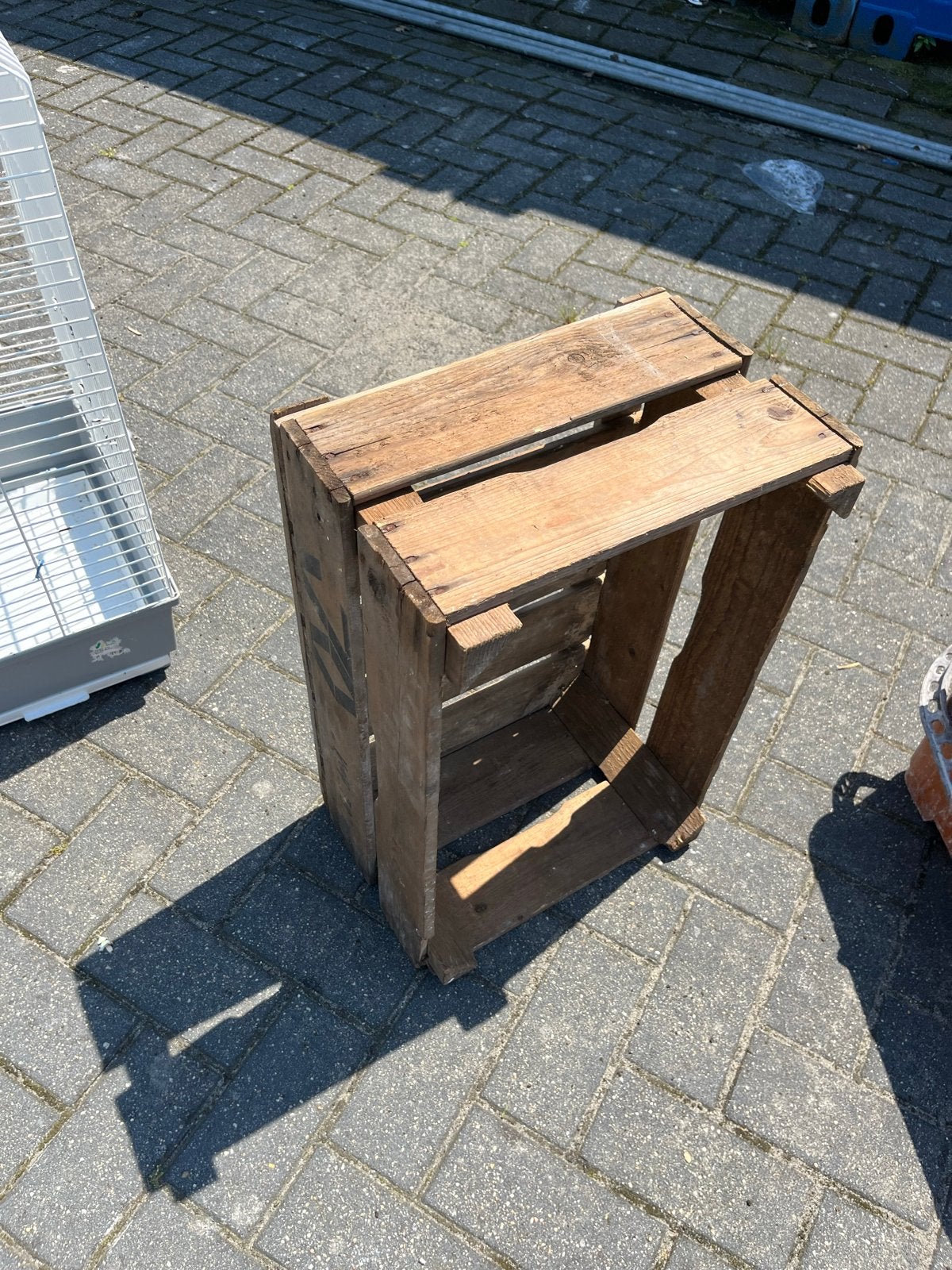 Vintage Houten Kist - Decoratief en Praktisch, Huis en Inrichting, Woonaccessoires | Kisten, Ophalen, 50 – 75, Gebruikt, 50 tot 100 cm