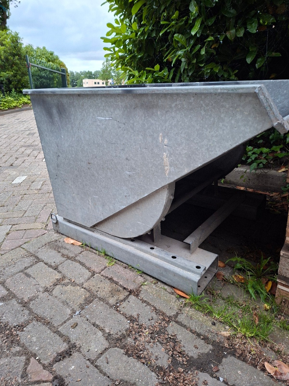 Kantel/kiepbak voor heftruck - 108x124x84 cm, Ophalen