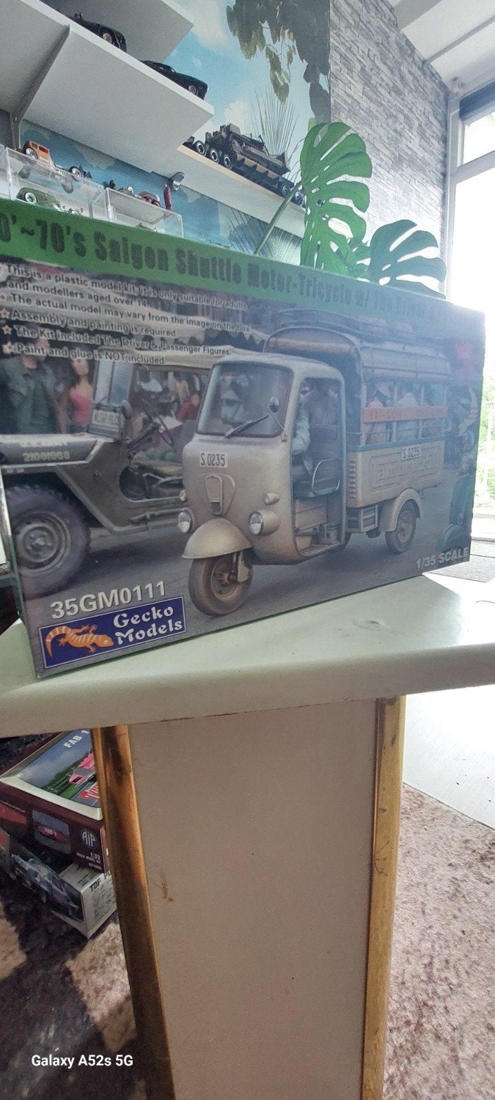 Gecko Models 1/35 Saigon Shuttle Motor-Tricycle, Hobby en Vrije tijd, Overige merken, Verzenden, 1:32 tot 1:50, Overige typen