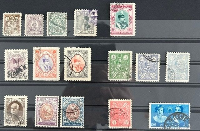 zegels PERZIË (Iran) waaronder oudere zegels -2-, Postzegels en Munten, Postzegels | Azië, Verzenden, Gestempeld, Midden-Oosten