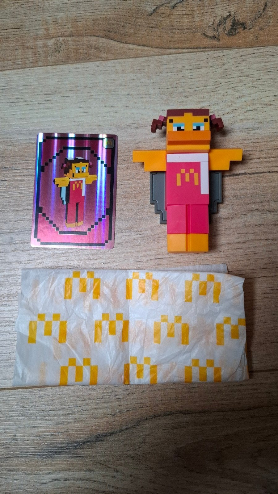 McDonald's Minecraft Happy Meal Speeltje + Kaartje, Ophalen of Verzenden, Jongen of Meisje