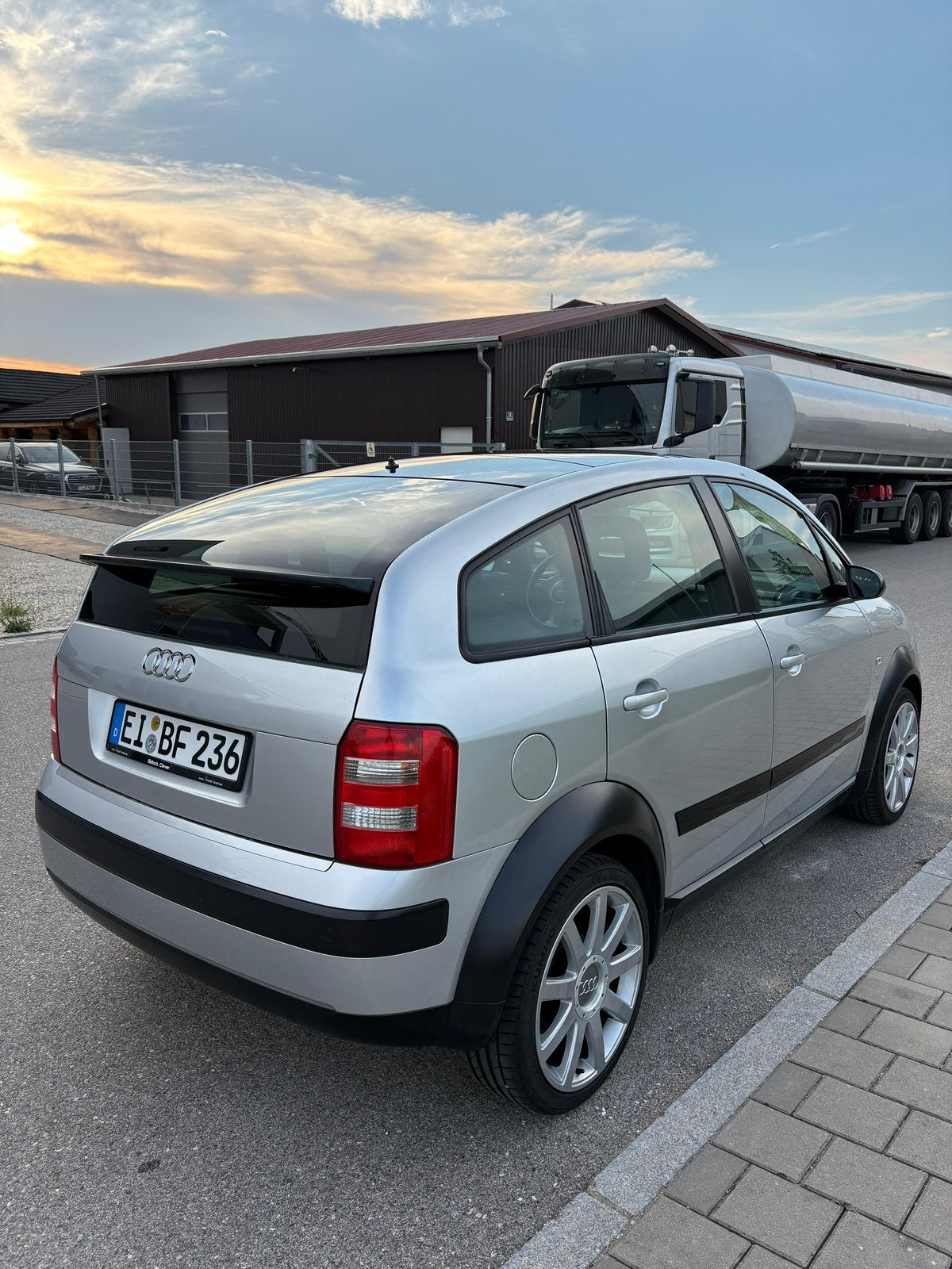 Audi A2 Colour Storm  -open sky- Sportstoelen- Avus zilver, Auto's, Zwart, 4 cilinders, Handgeschakeld, Particulier