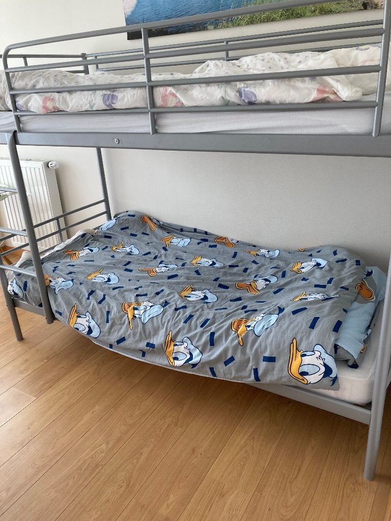 Stapelbed, Gebruikt, 90 cm, 160 tot 180 cm, Tweepersoons