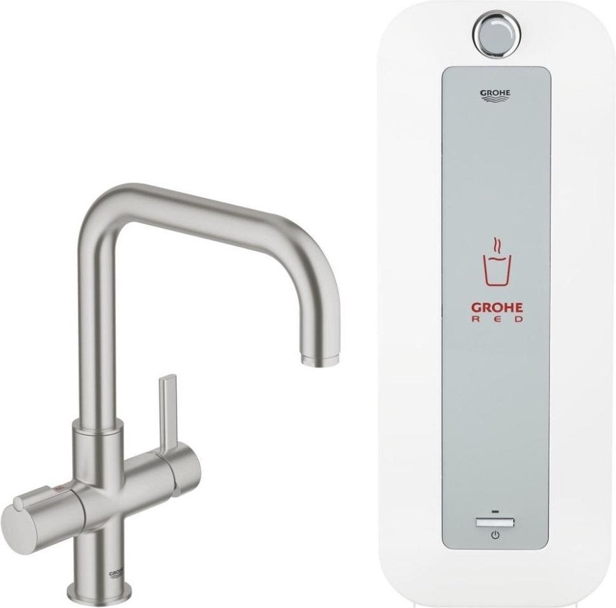 GROHE Red 8L kokendwaterkraan + boiler, Ophalen, Minder dan 50 cm, Zo goed als nieuw, Minder dan 25 cm