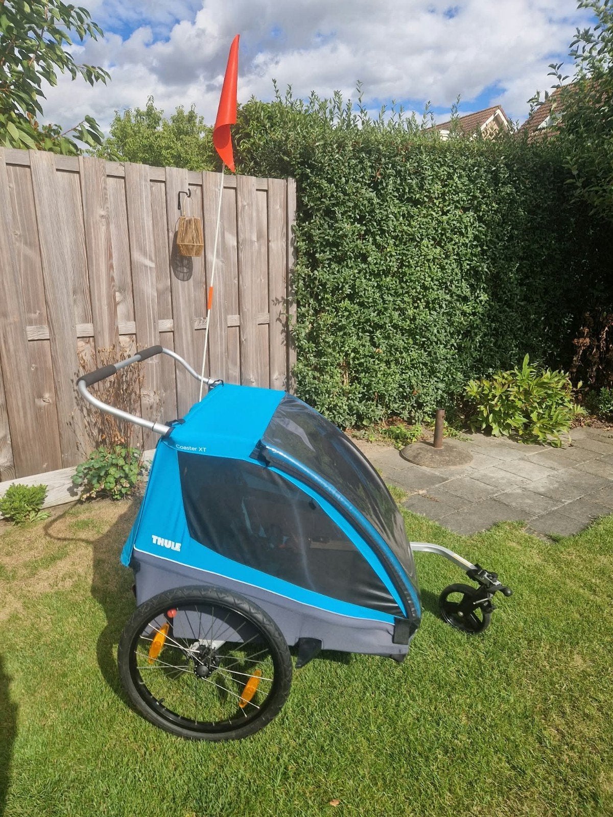 Thule Coaster XT fietskar in goede staat!, Ophalen, Gebruikt, Thule Coaster XT, Opvouwbaar