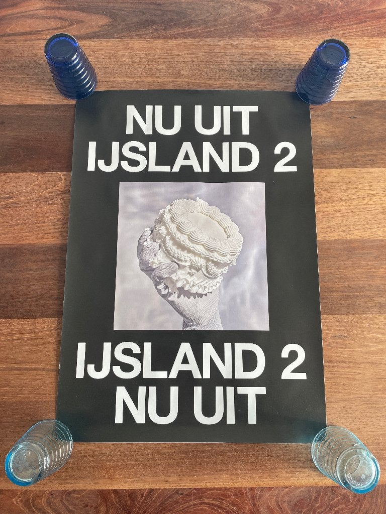 Promo Poster Abel & Sef IJsland 2 42x59cm ZGAN, Ophalen of Verzenden, Zo goed als nieuw, Poster, Artwork of Schilderij