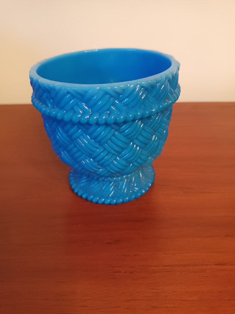 Melkglas Box/Pot/Vaas/ France, Ophalen of Verzenden