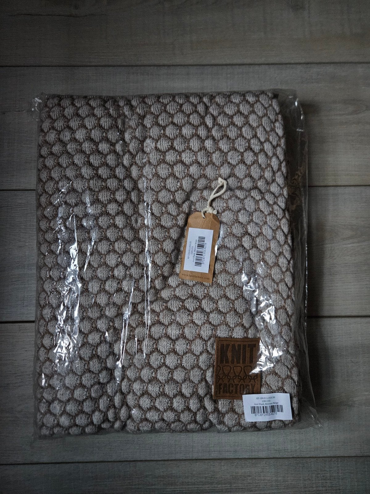 NIEUW knit factory plaid Juul met 2 kussenhoezen, Ophalen of Verzenden, Nieuw