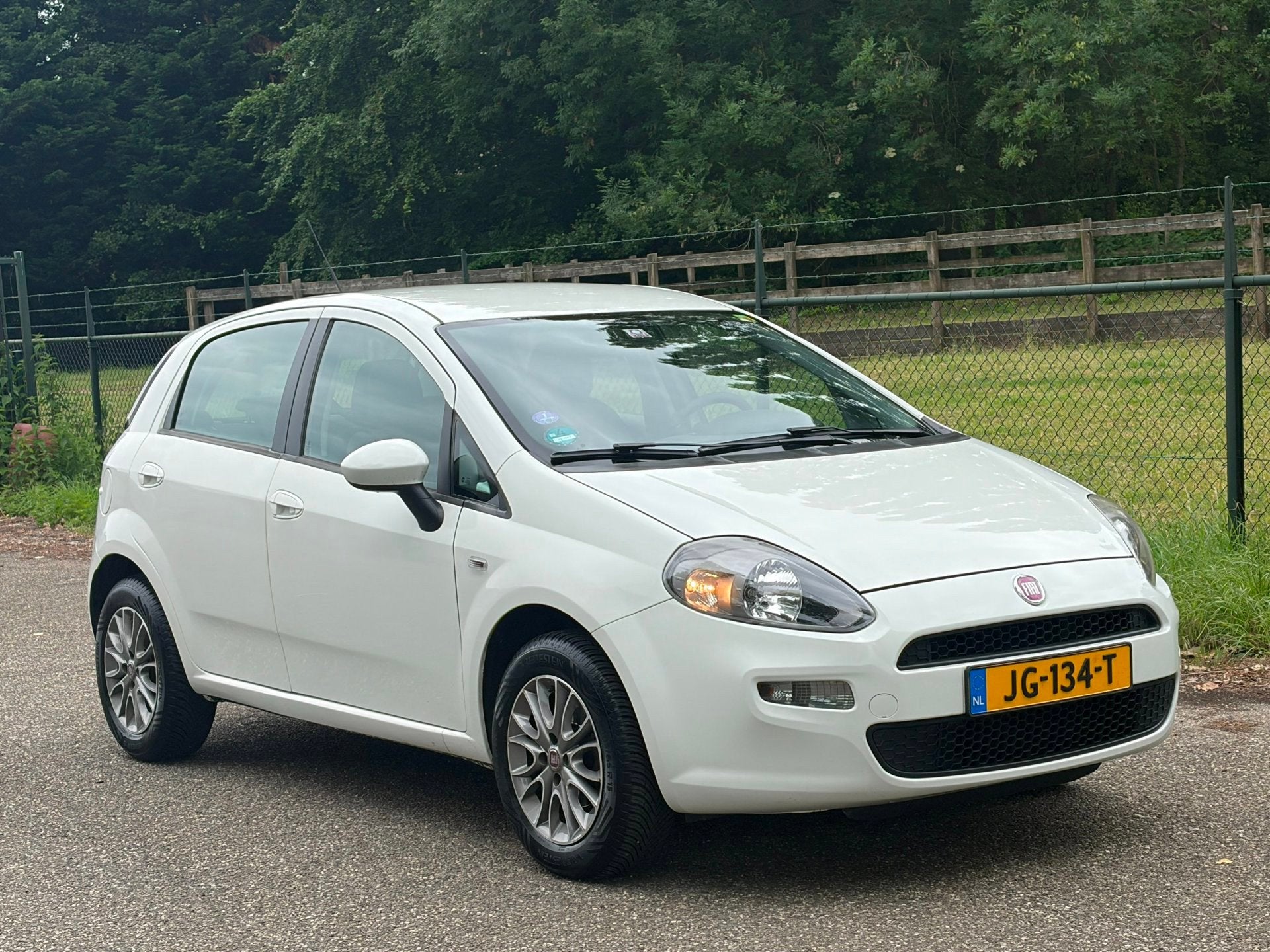 Fiat Punto Evo 1.4 Edizione Cool /Automaat/5-deurs/Airco/, Auto's, Fiat, Euro 5, 4 cilinders, 400 kg, Wit