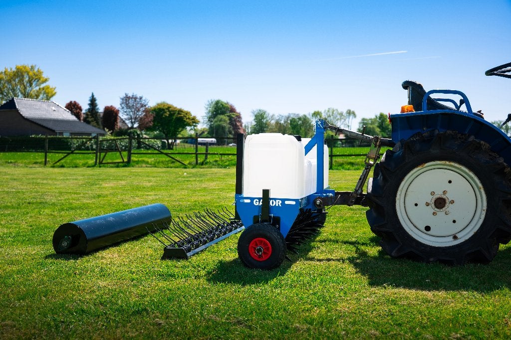 Gazonbeluchter Gazor GDR-1250 – (mini)tractor,  verticuteren, Tuin en Terras, Verticuteermachines, Ophalen of Verzenden, Nieuw
