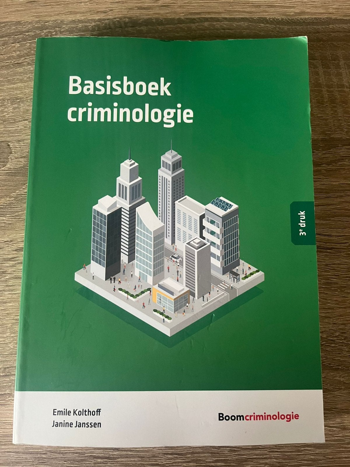 Basisboek Criminologie, Boeken, Ophalen of Verzenden, Zo goed als nieuw, Overige niveaus, Overige vakken