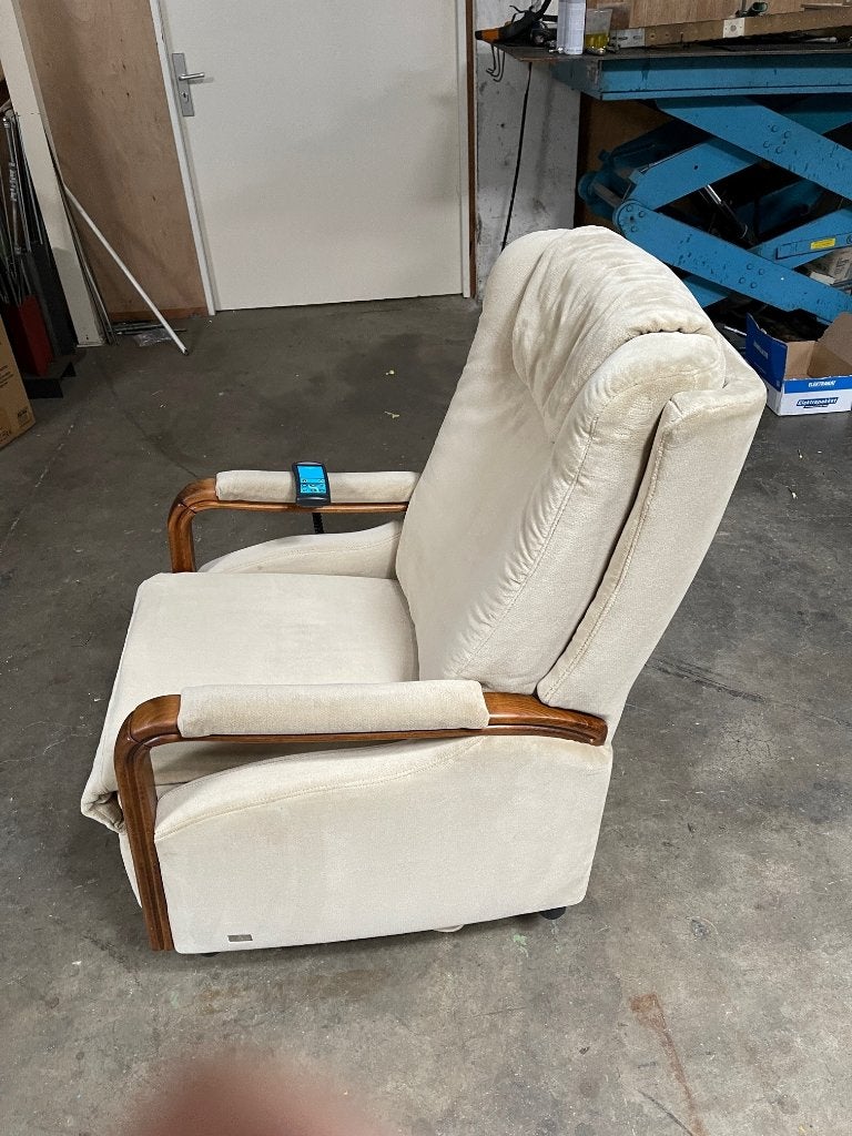 Himolla Sta op stoel, relaxstoel zitbreedte 52 Cm, Huis en Inrichting, Fauteuils, Ophalen, Gebruikt, Minder dan 75 cm, Stof