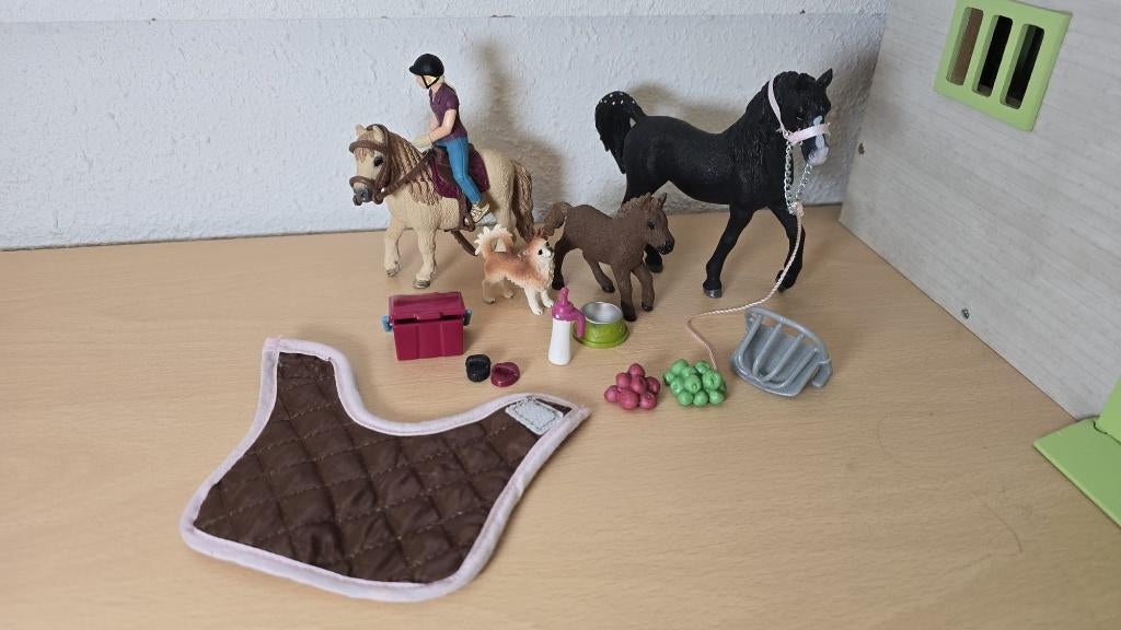 Schleich paarden set (advent 2017) 97447, Ophalen of Verzenden, Zo goed als nieuw