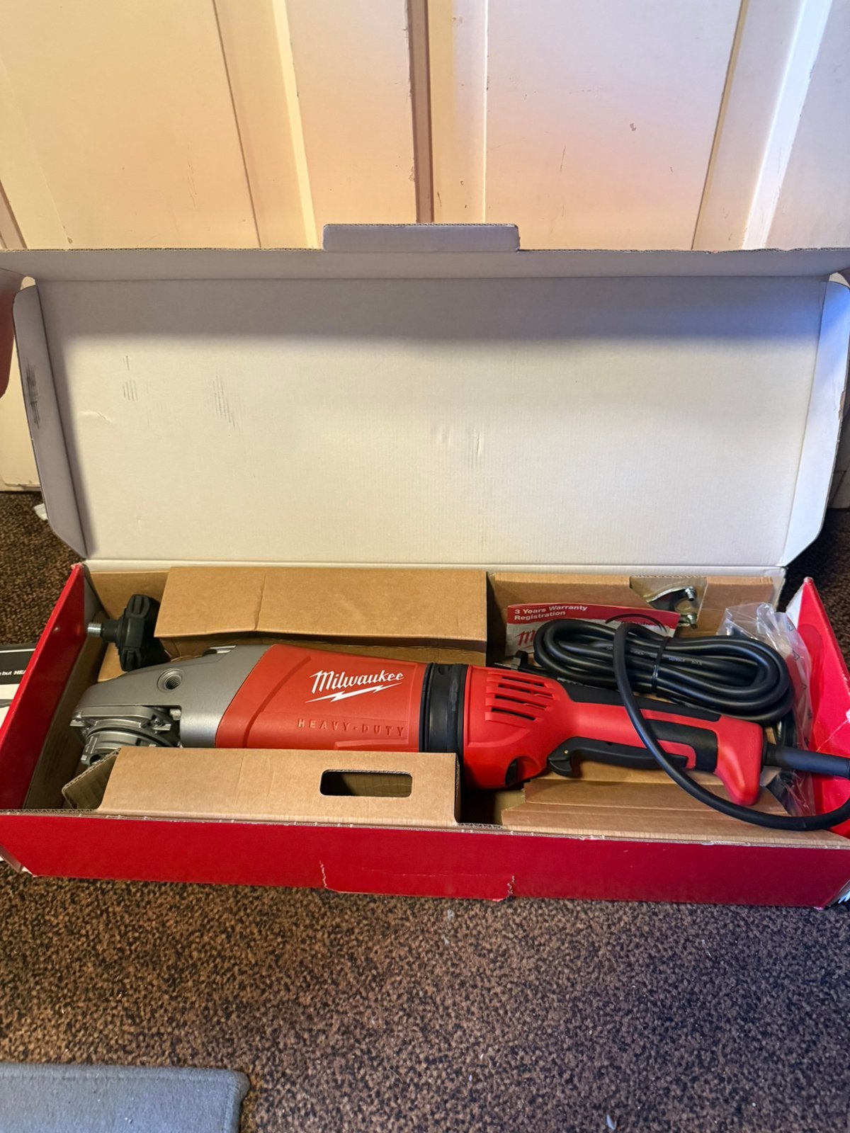 Te koop Milwaukee haakse slijper, Ophalen of Verzenden, Nieuw, 1000 watt of meer, Haakse handslijpmachine