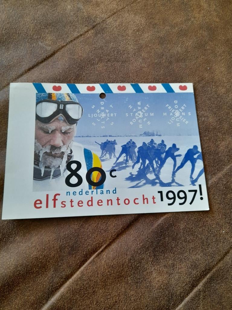 Elfstedentocht 1997 Ansichtkaart - Ongelopen, Ophalen of Verzenden, 1980 tot heden, Ongelopen, Friesland