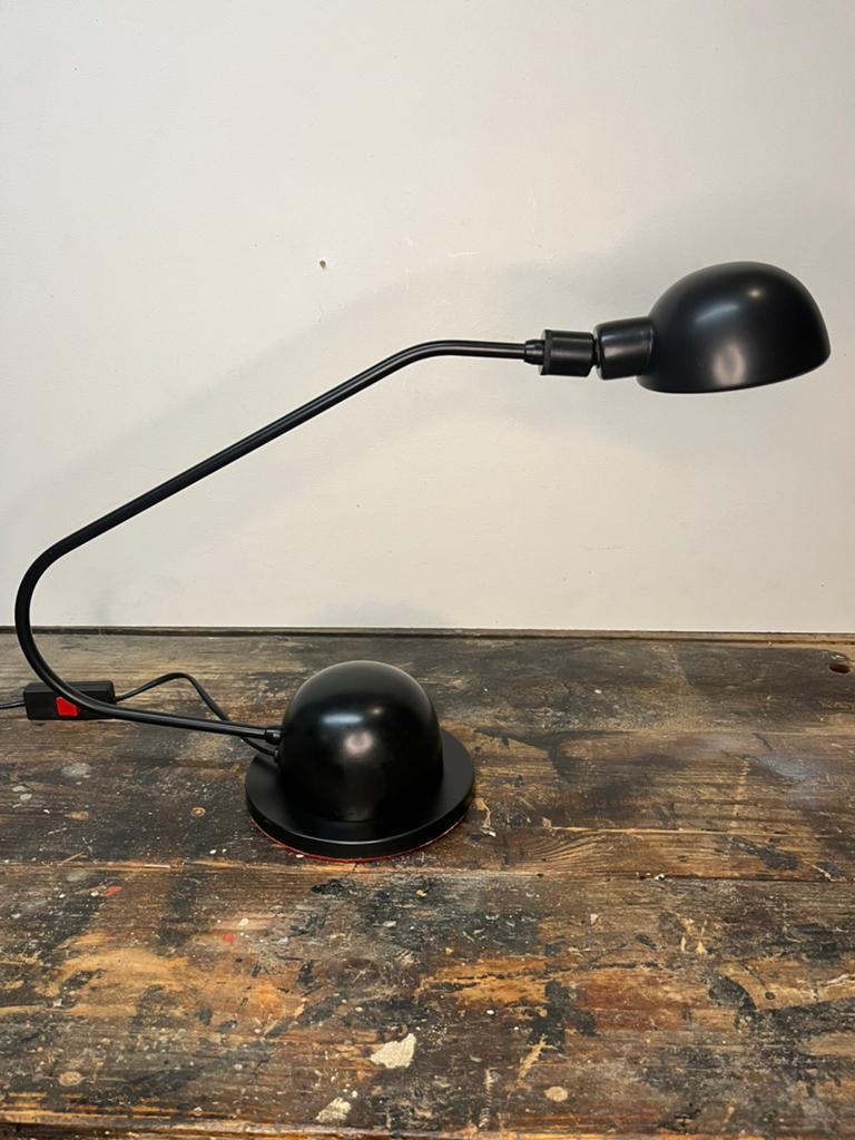 Vintage post modern gooseneck bureau lamp, Huis en Inrichting, Lampen | Tafellampen, Gebruikt, Metaal, Ophalen of Verzenden
