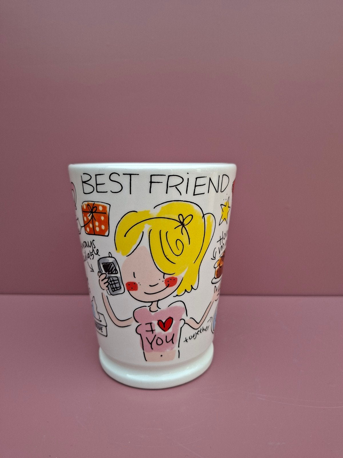 Blond Amsterdam mok XL, Zo goed als nieuw, Aardewerk, Blond Amsterdam, Mok
