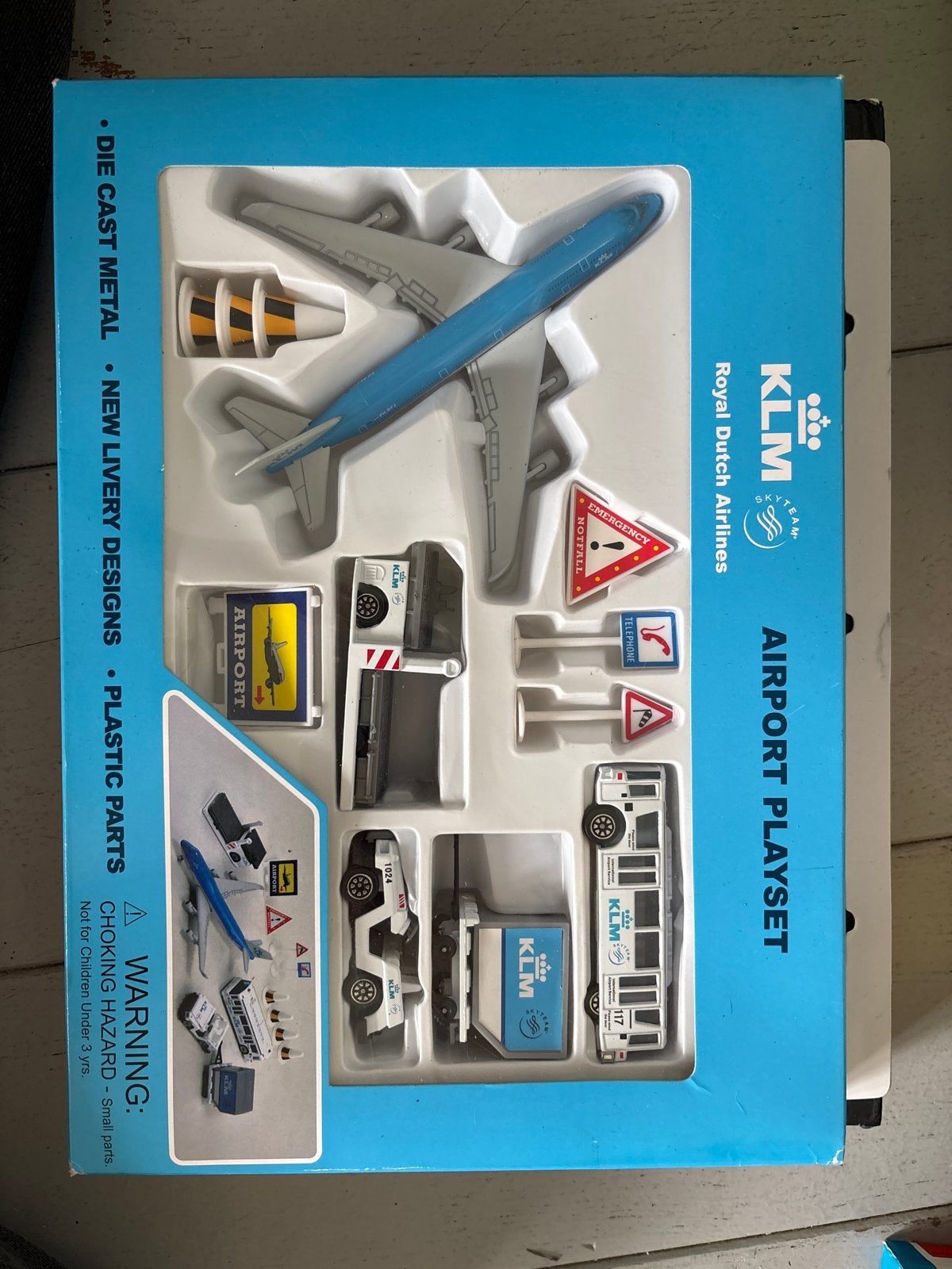 KLM Royal Dutch Airlines Airport Speelset - Die Cast Metaal, Verzenden, Nieuw