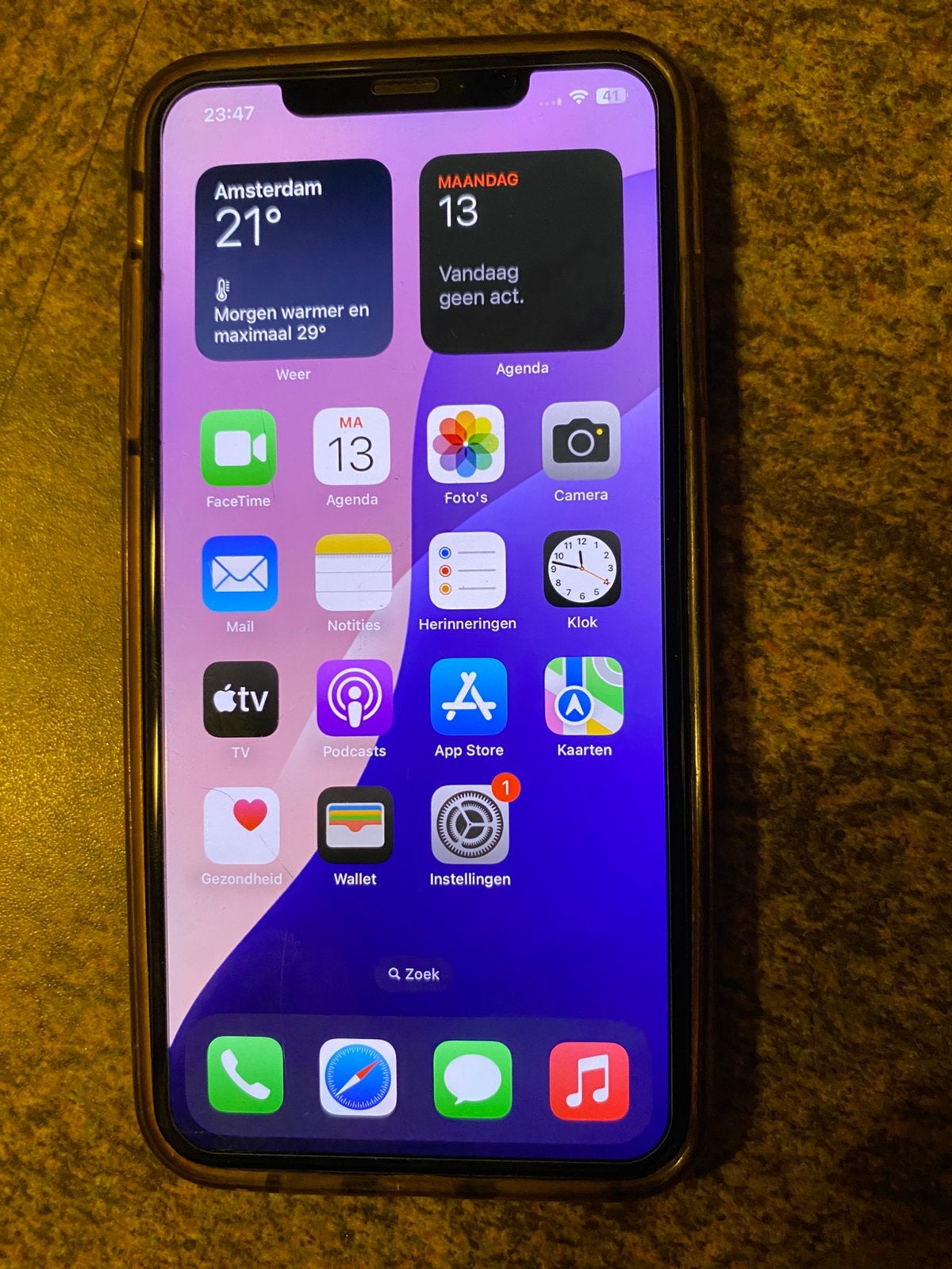 Apple iphone X, Telecommunicatie, Mobiele telefoons | Apple iPhone, Ophalen, Gebruikt, Zwart, 64 GB