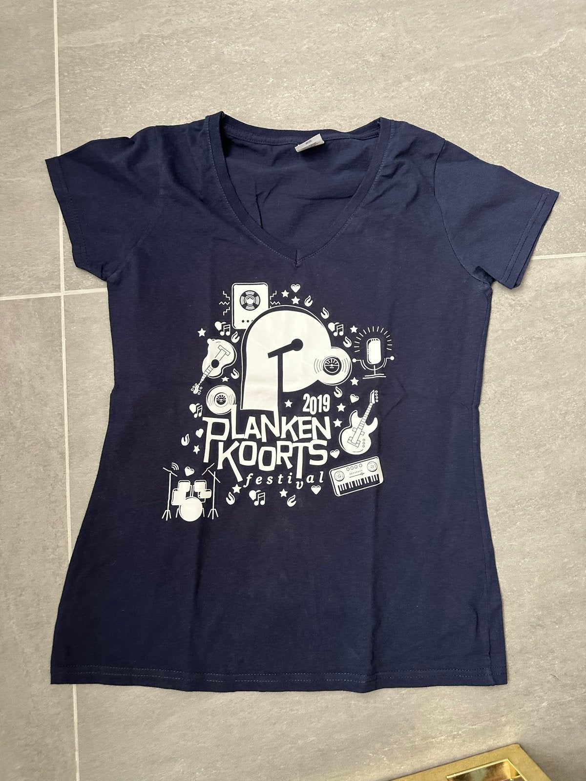 Fruit of the Loom T-shirt  maat S, Blauw, Ophalen of Verzenden, Zo goed als nieuw, Korte mouw