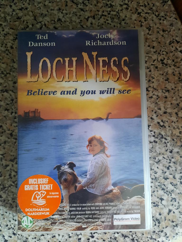 LOCH NESS! Mooie Speelfilm met Ted Danson Op VIDEO!, Vanaf 6 jaar, Verzenden, Zo goed als nieuw, Actie en Avontuur