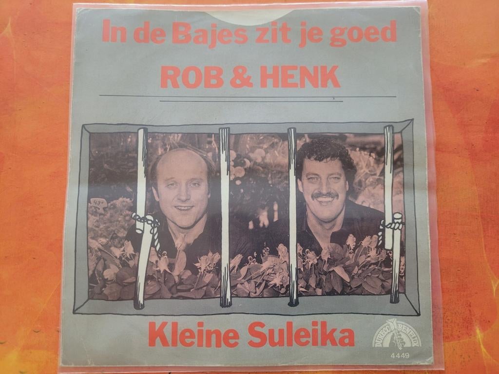 Rob en Henk - In de bajes zit je goed '- Kleine Suleika, Ophalen, Zo goed als nieuw, Overige formaten, Levenslied of Smartlap