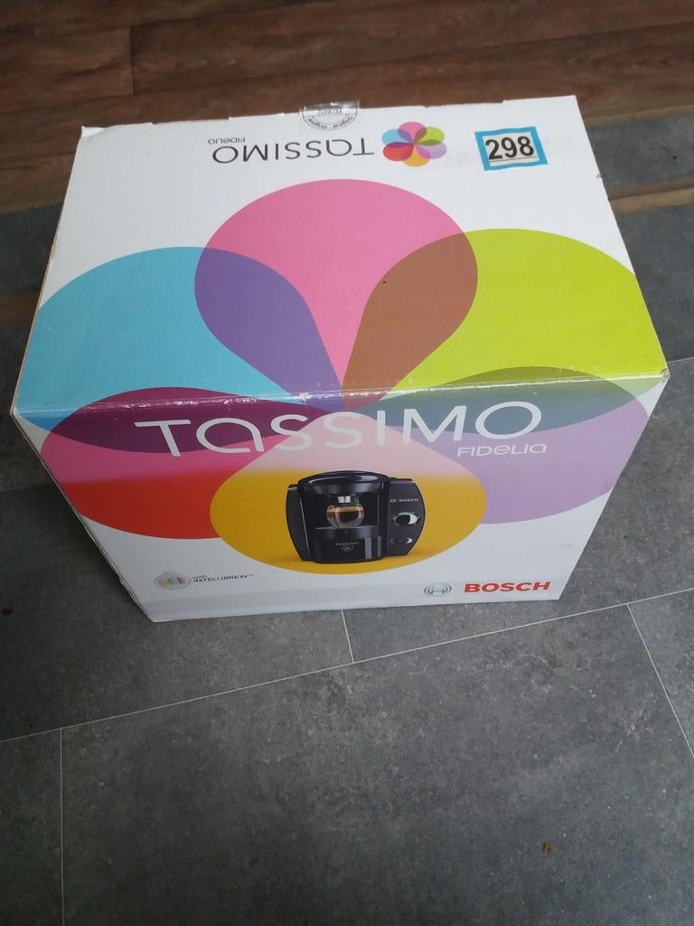 Bosch Tassimo Fidelia Koffiemachine - Nieuw in doos, Ophalen of Verzenden, Nieuw, Koffiemachine, Koffiepads en cups
