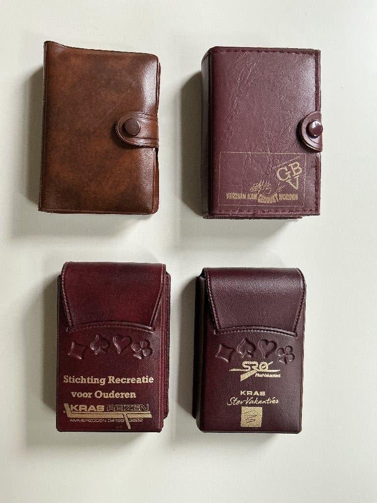 4x kaartspel in etui, Hobby en Vrije tijd, Ophalen of Verzenden, Nieuw