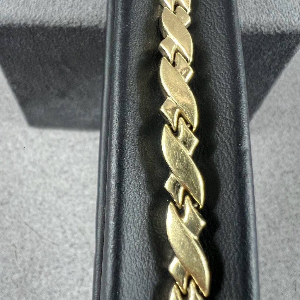 Gouden Armband | 14k | 5,84g | 19cm | 413885, Ophalen of Verzenden, Gebruikt, Goud, Goud